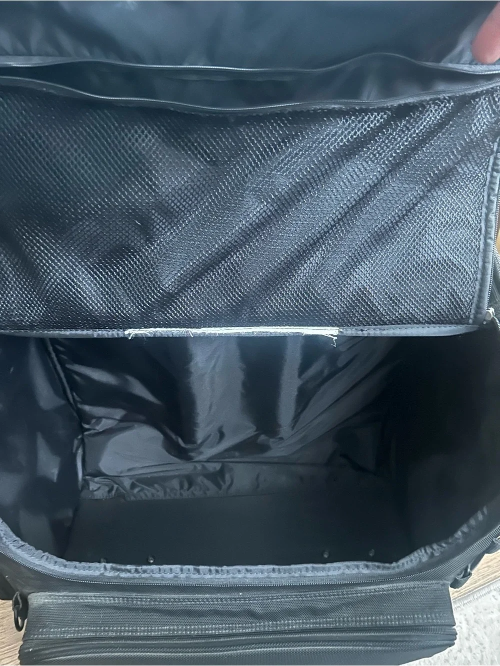 Harley-Davidson Black Duffel Bag with White Trim